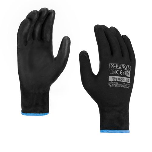 PU-COATED PROTECTIVE GLOVES X-PUNO BLACK PROMOTION X-PUNO BLACK 6 PROMOTION
