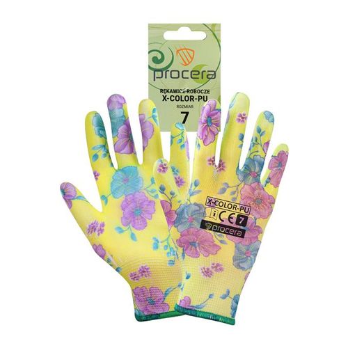 PU-COATED PROTECTIVE GLOVES X-COLOR-PU SIZE 7 X-COLOR-PU 7