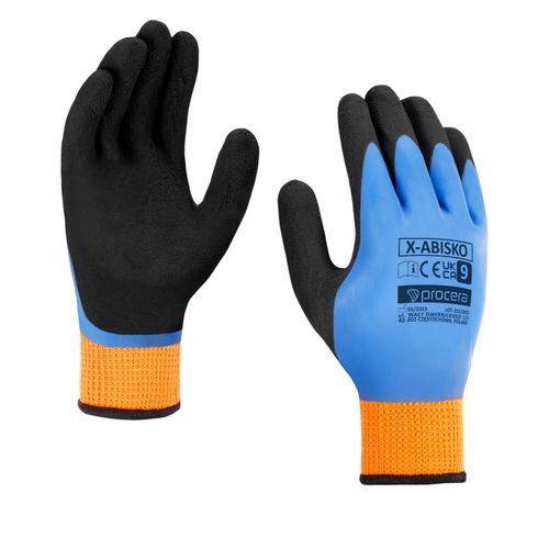 INSULATED GLOVES DOUBLE-COATED WITH LATEX FOAM AND SMOOTH LATEX X-ABISKO X-ABISK 9