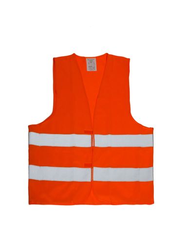 PROKAM ORANGE REFLECTIVE WARNING VEST ORANGE VEST L