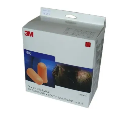 3M 1100 HEARING PLUGS - CARTON 200 PAIRS 3M1100
